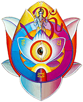 Agya chakra symbol
